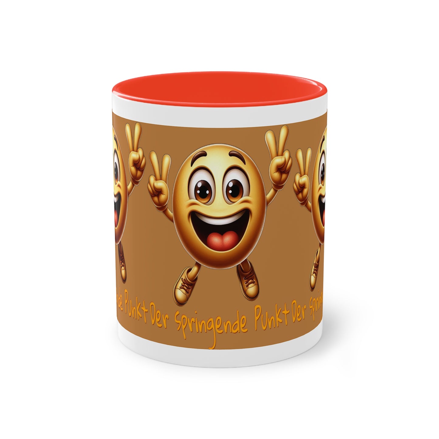 Springende Punkt (orange) - Tasse