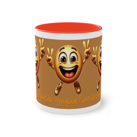 Springende Punkt (orange) - Tasse