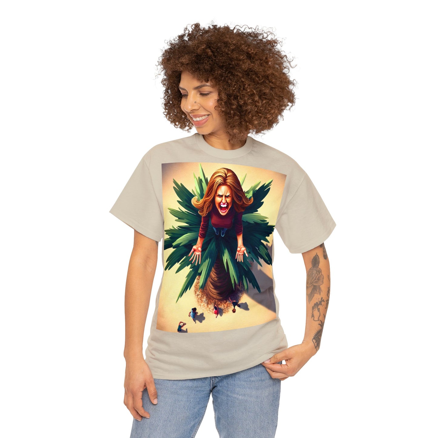 Auf Palme (Frau) - T-Shirt (Unisex)