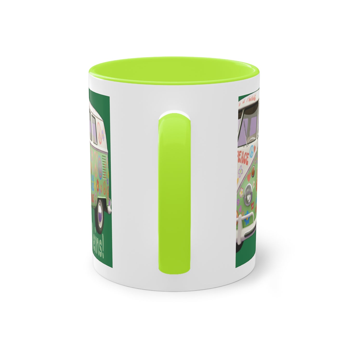 VW Bulli T1 grün - Tasse