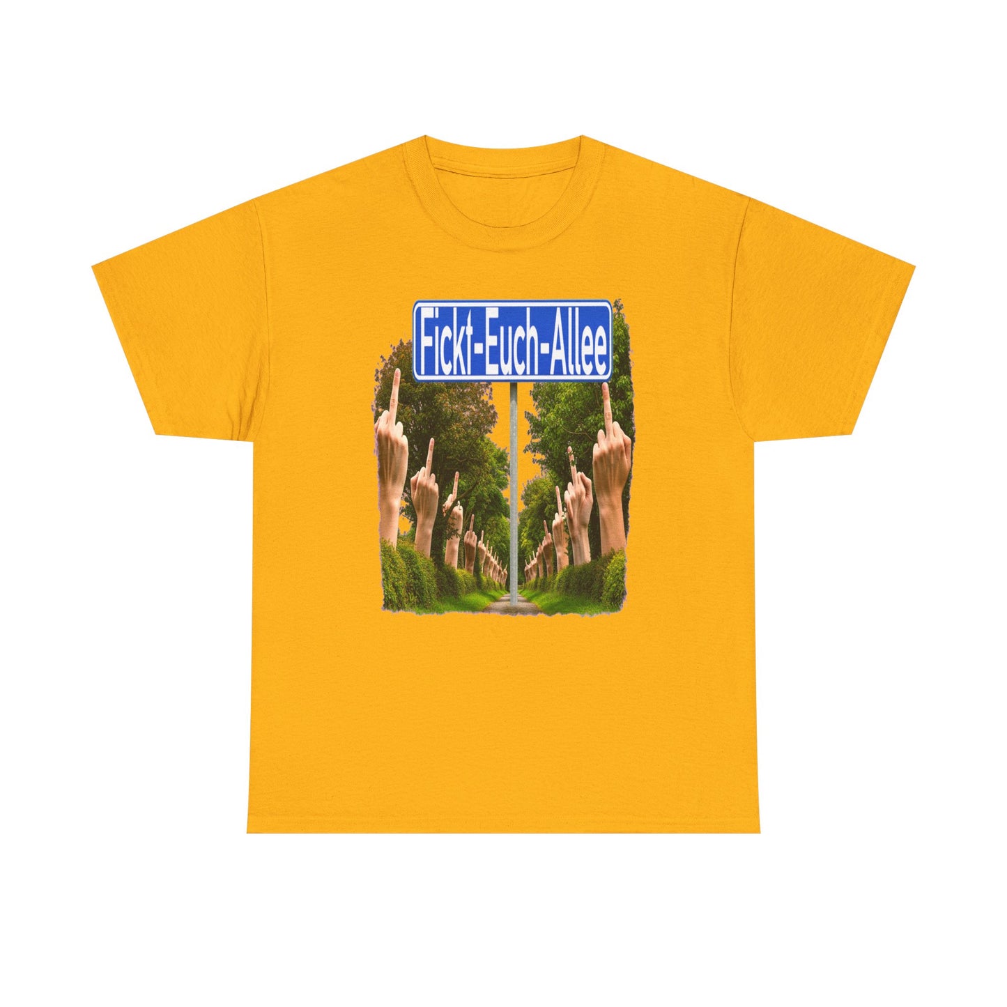 Fickt-Euch-Allee1 mit Rückseite - T-Shirt