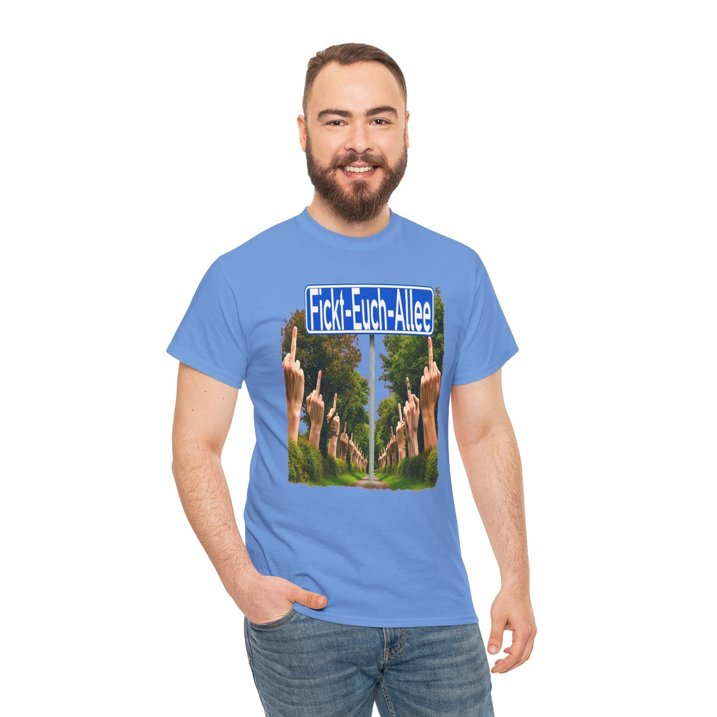 Fickt-Euch-Allee1 mit Rückseite - T-Shirt