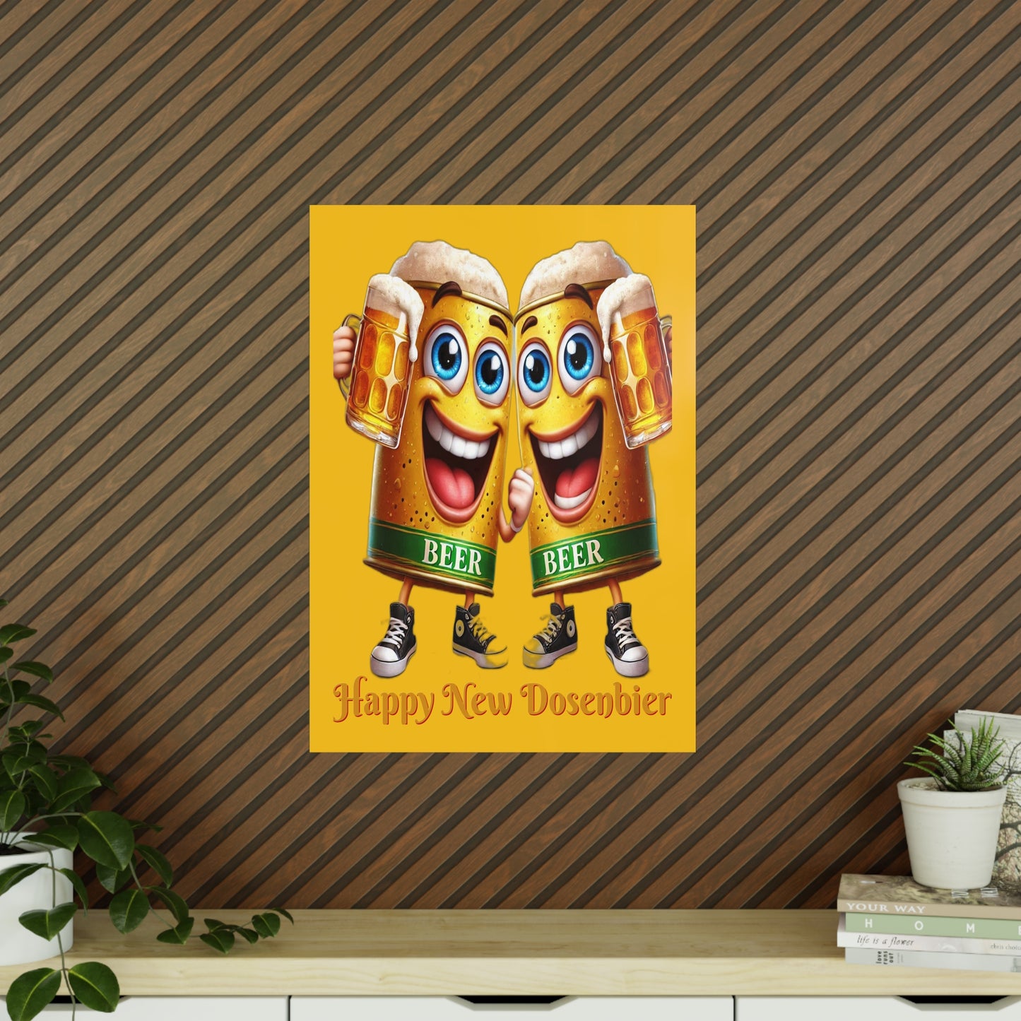 Happy New (Dosen-) Bier - Poster