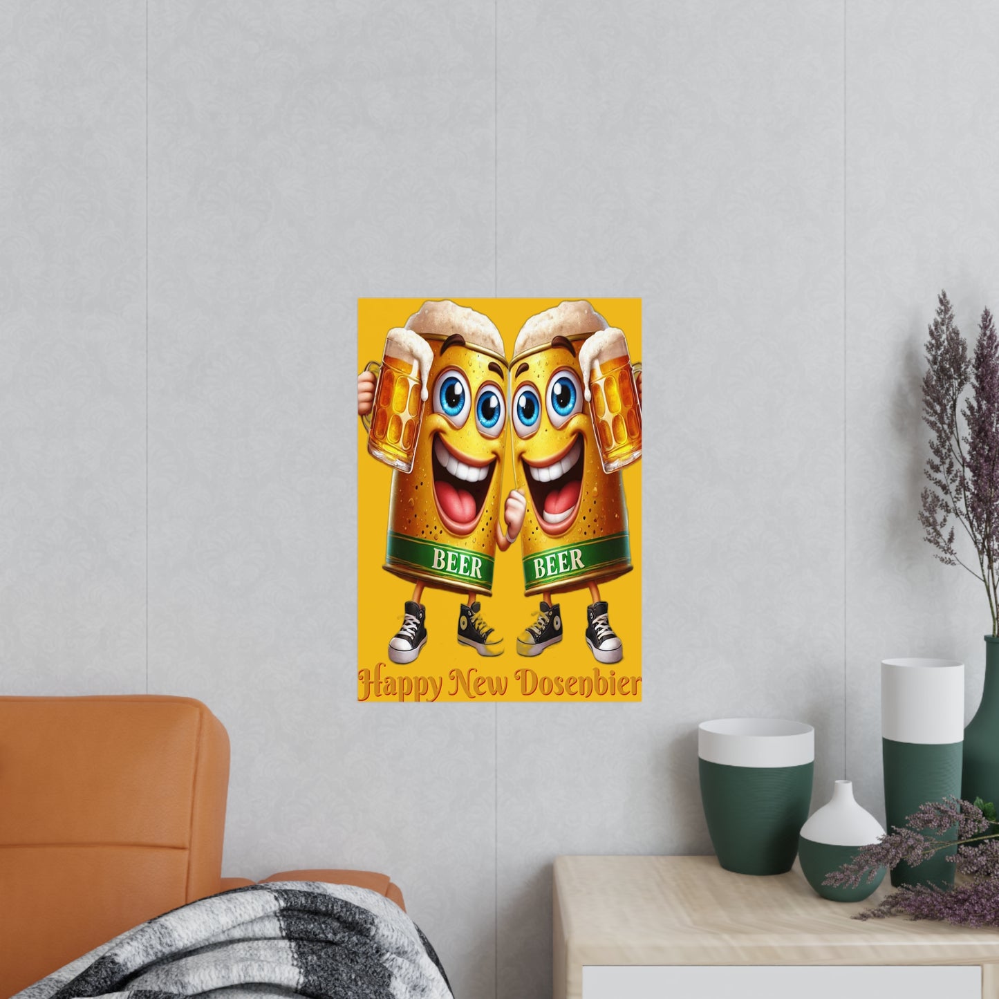 Happy New (Dosen-) Bier - Poster