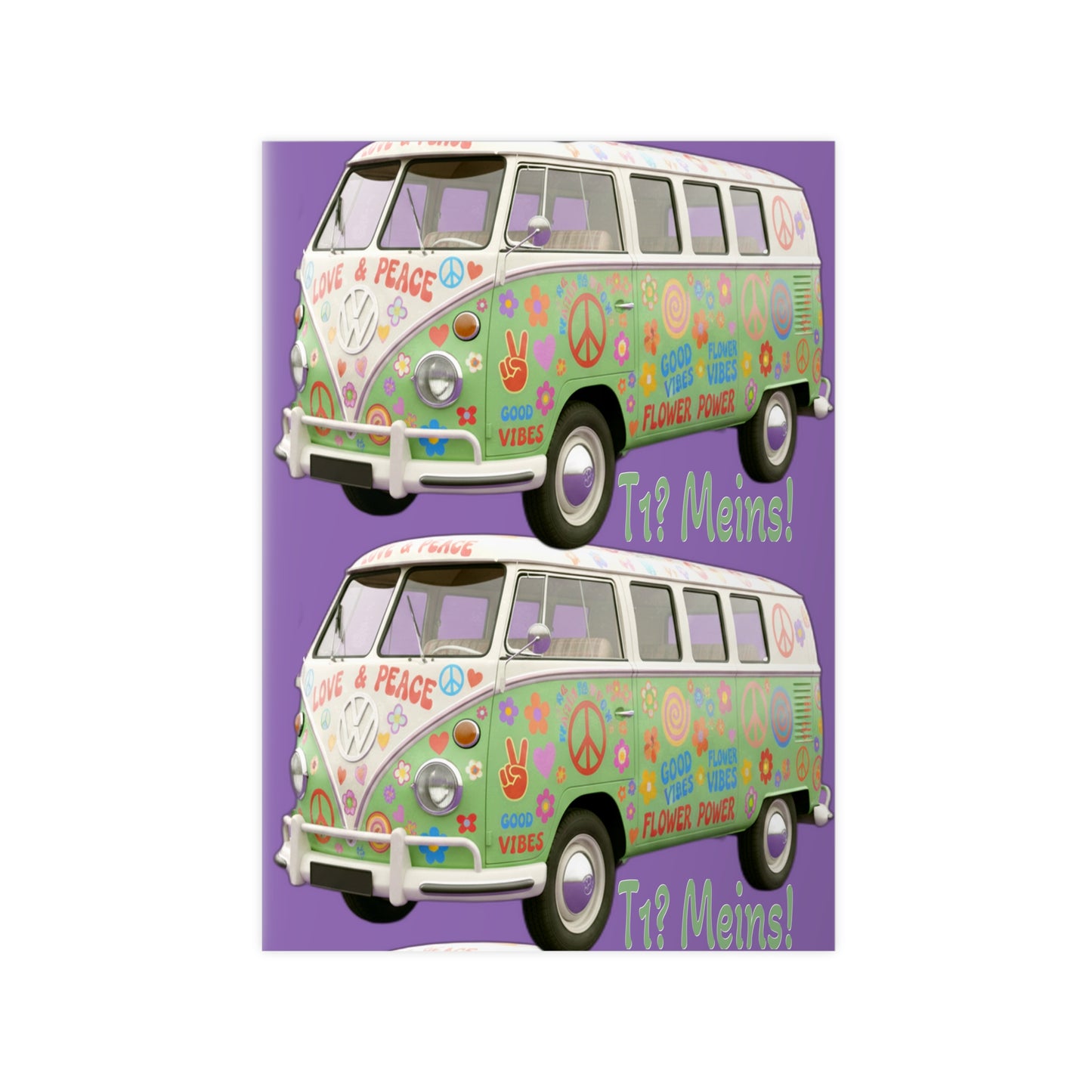 VW Bulli T1 grün - Poster