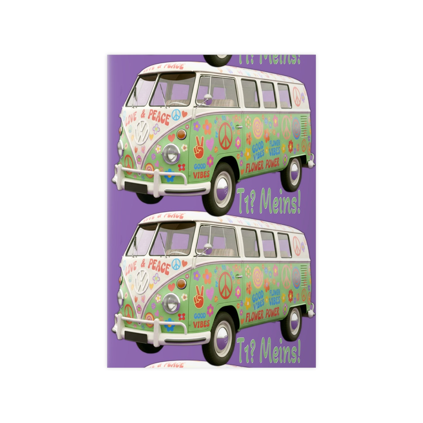 VW Bulli T1 grün - Poster