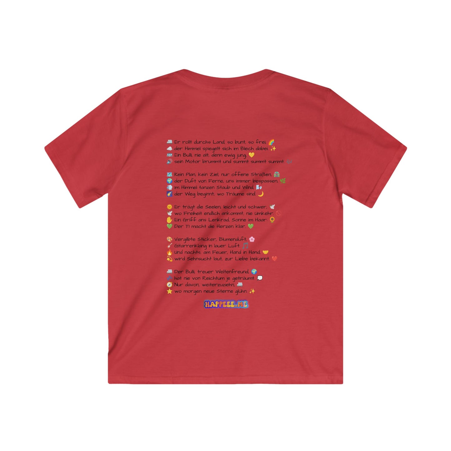 VW Bulli T1 rot - Kids T-Shirt