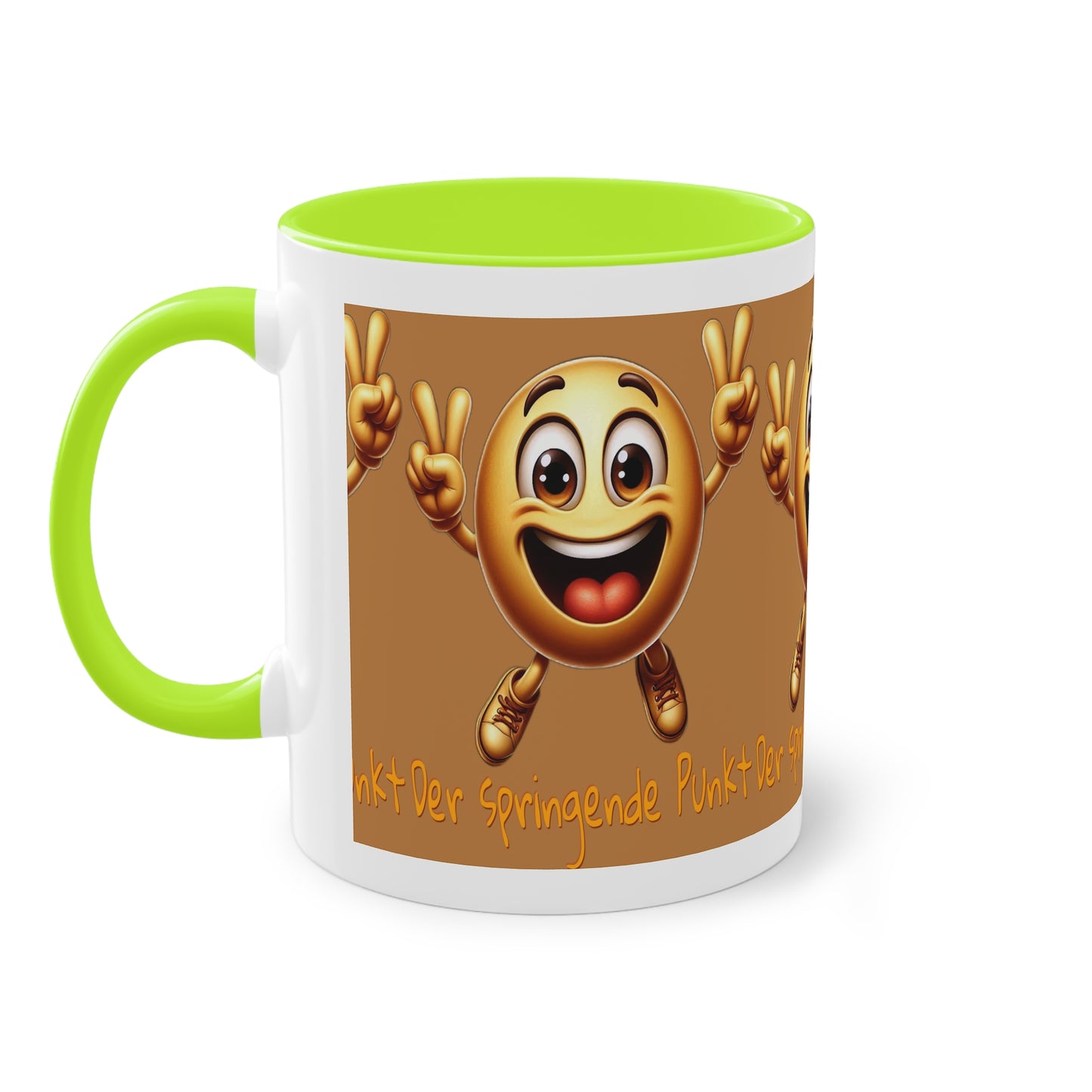 Springende Punkt (orange) - Tasse