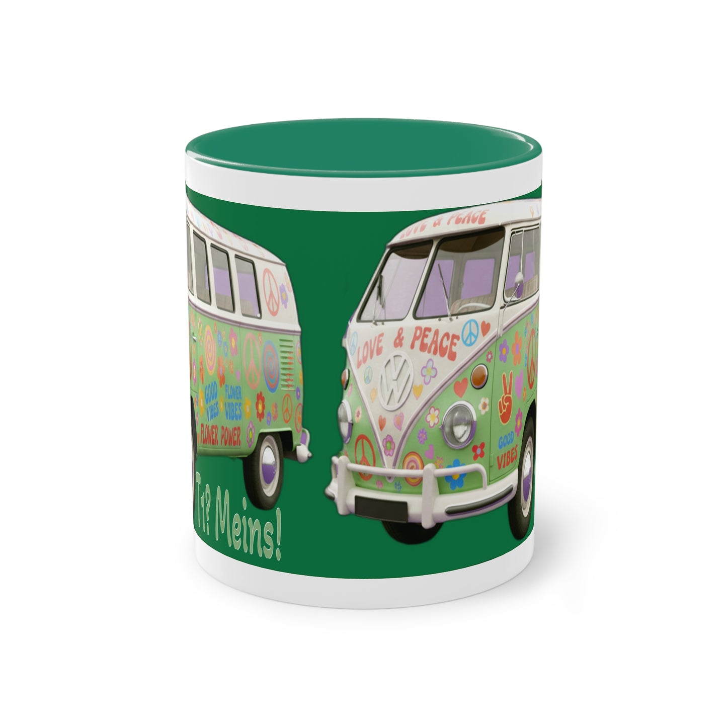 VW Bulli T1 grün - Tasse
