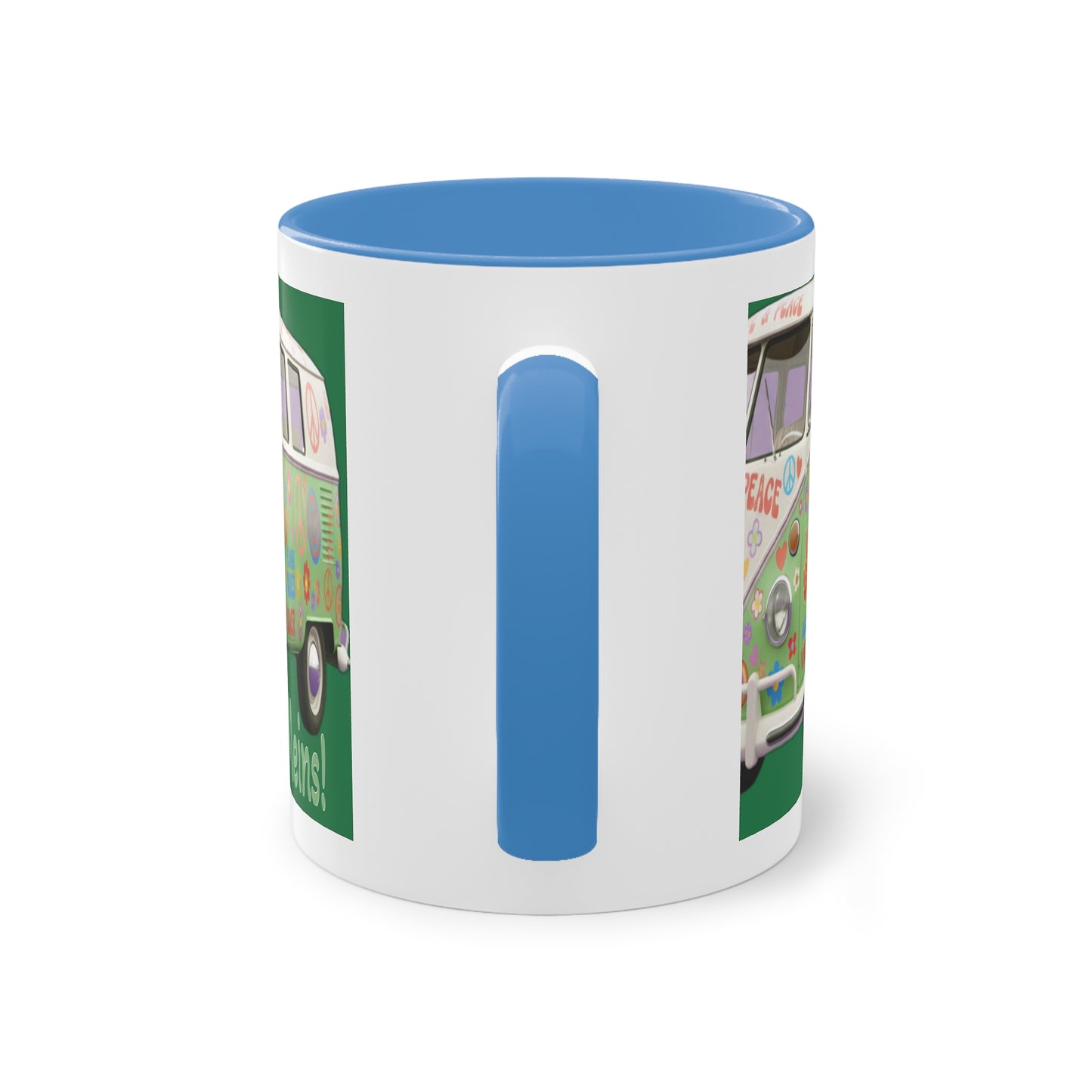 VW Bulli T1 grün - Tasse