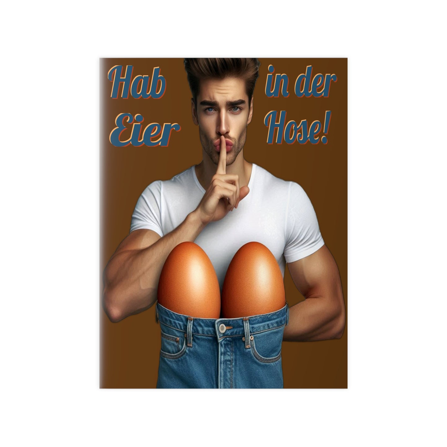 Eier Hose Mann - Poster