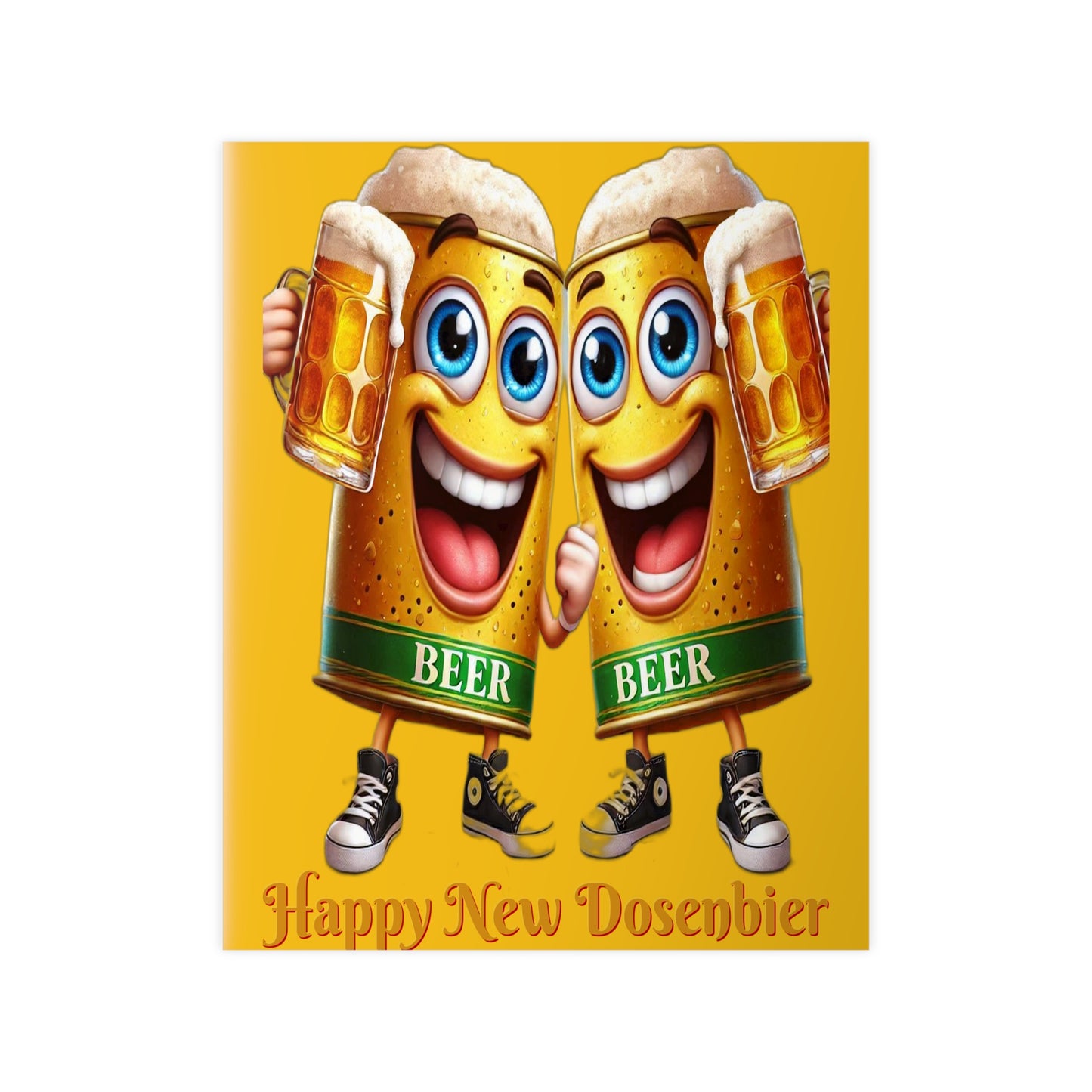 Happy New (Dosen-) Bier - Poster