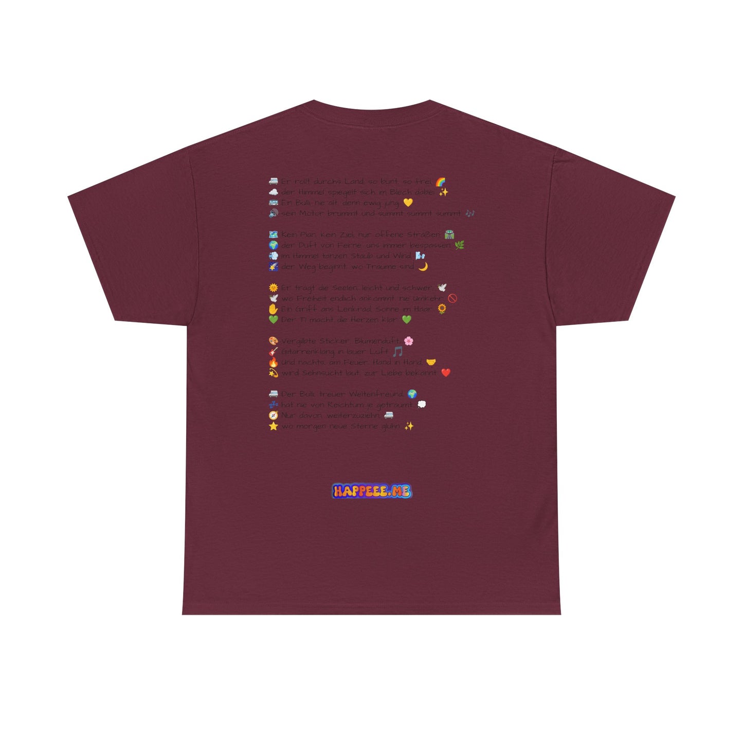 VW Bulli T1 rot - T-Shirt