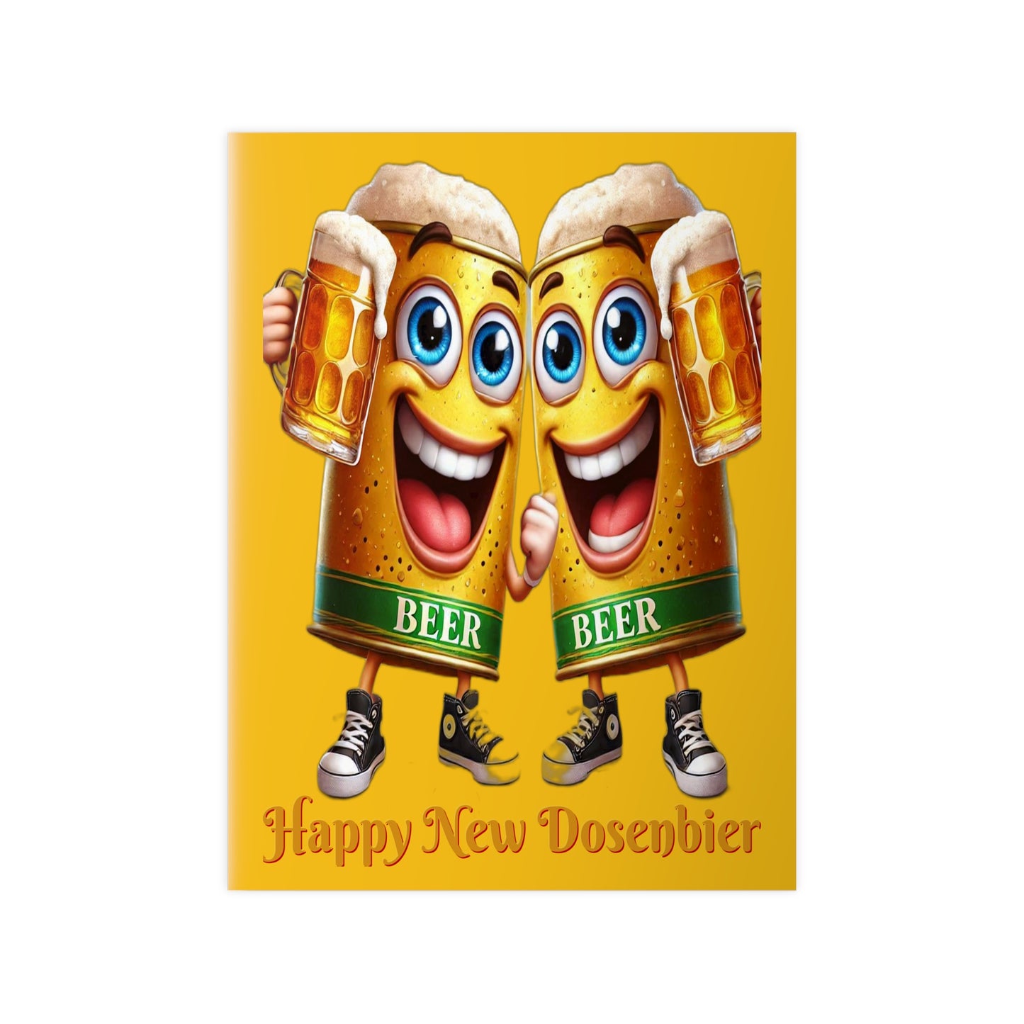 Happy New (Dosen-) Bier - Poster