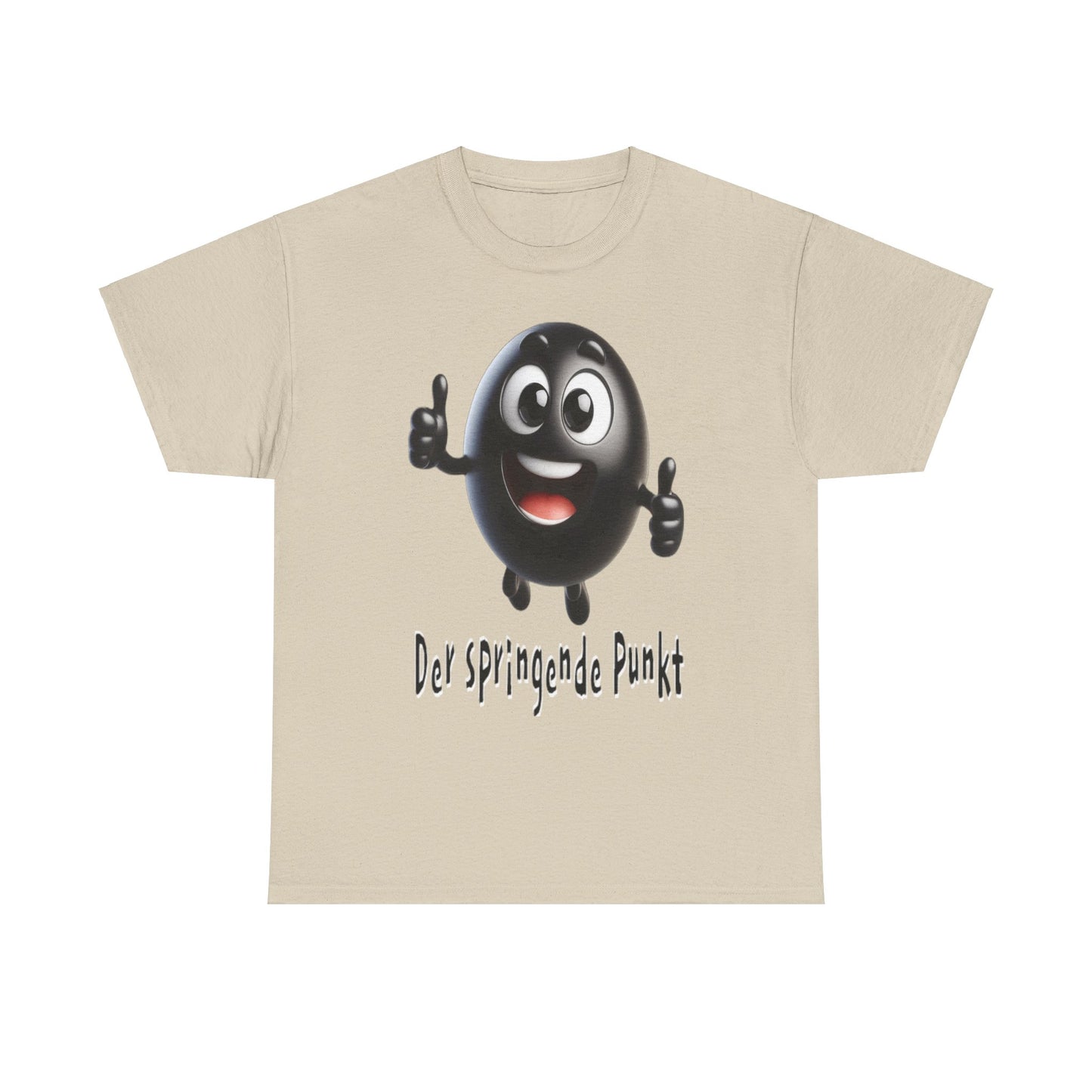 Springende Punkt (schwarz) - T-Shirt