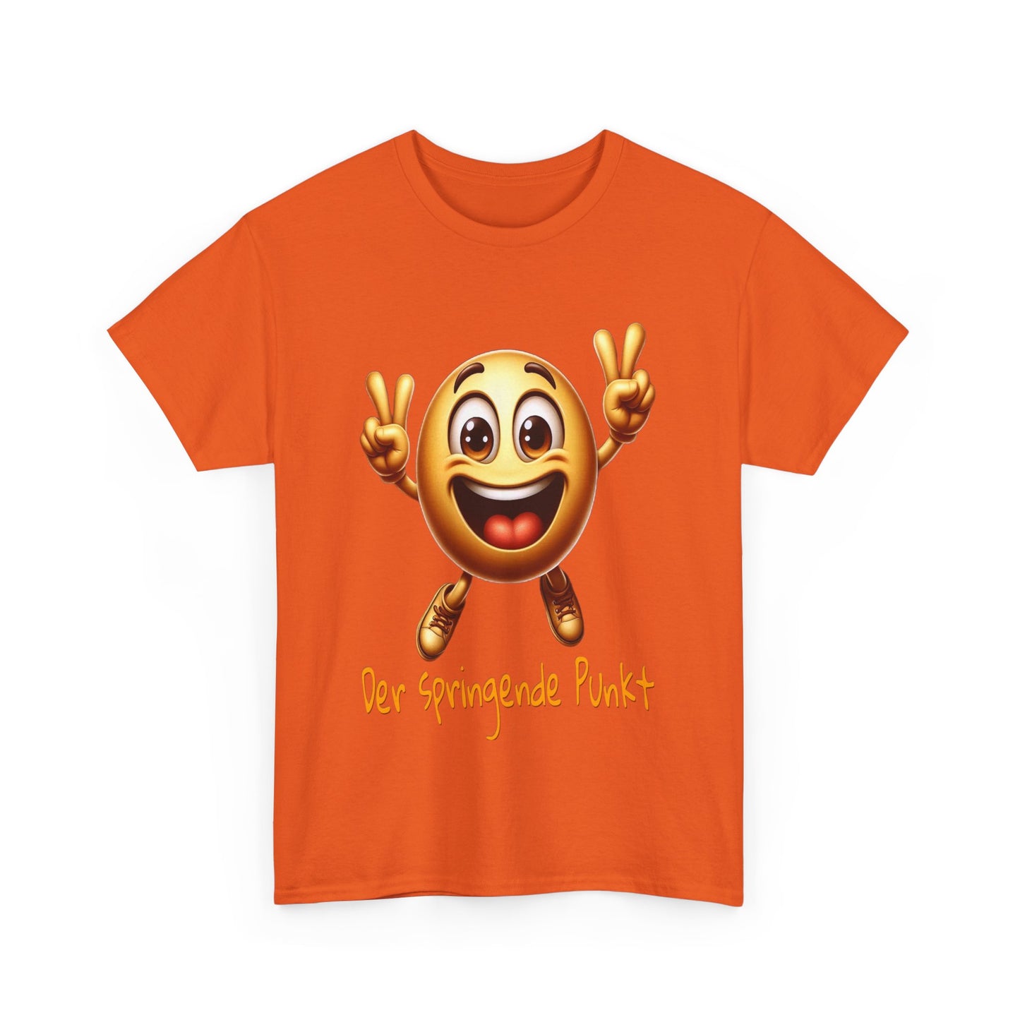 Springende Punkt (orange) - T-Shirt