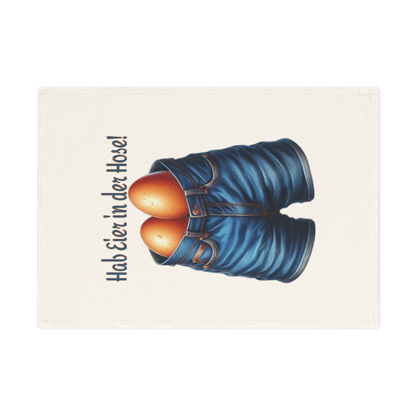 Eier in Hose - Geschirrtuch