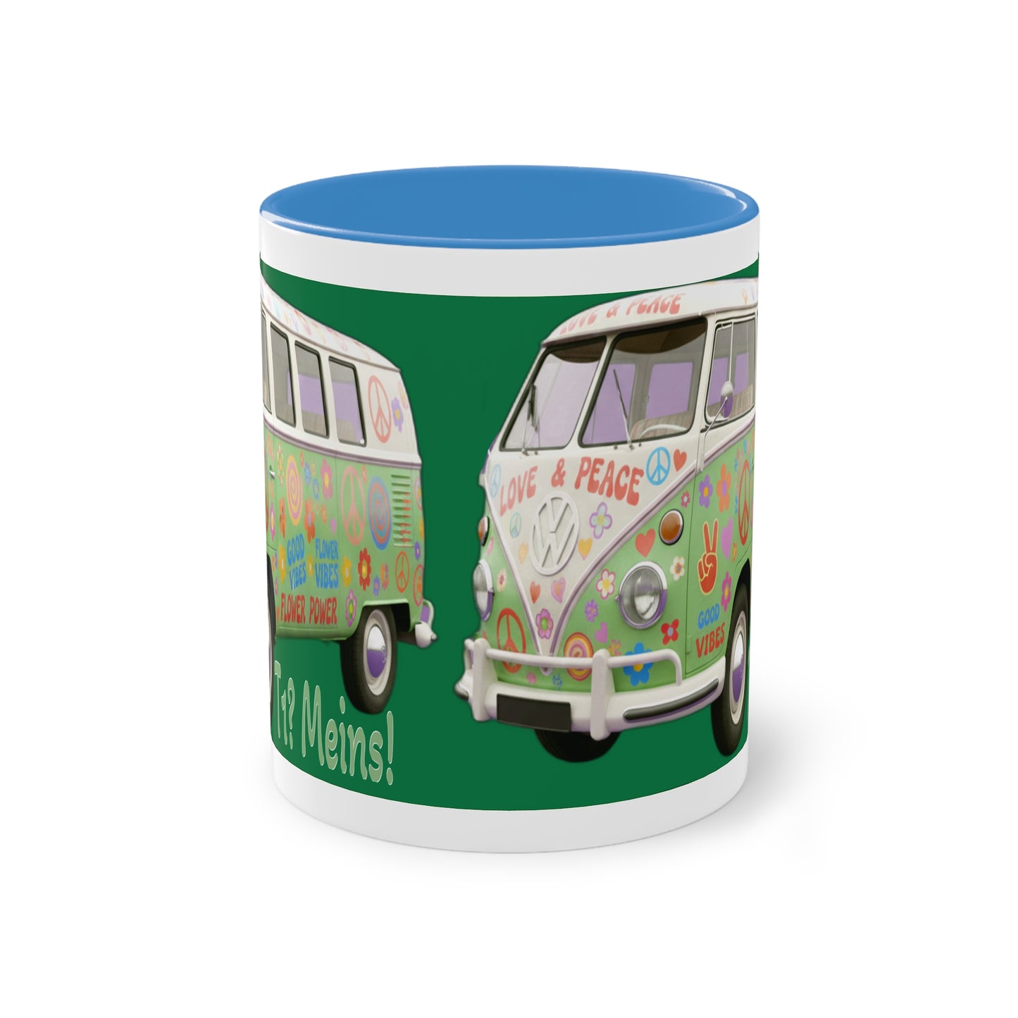VW Bulli T1 grün - Tasse