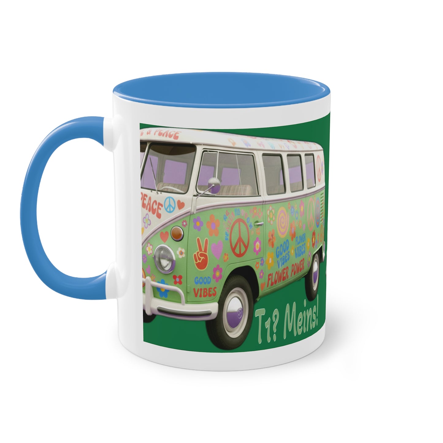 VW Bulli T1 grün - Tasse
