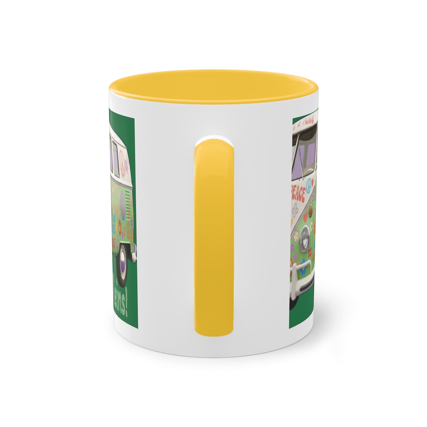 VW Bulli T1 grün - Tasse