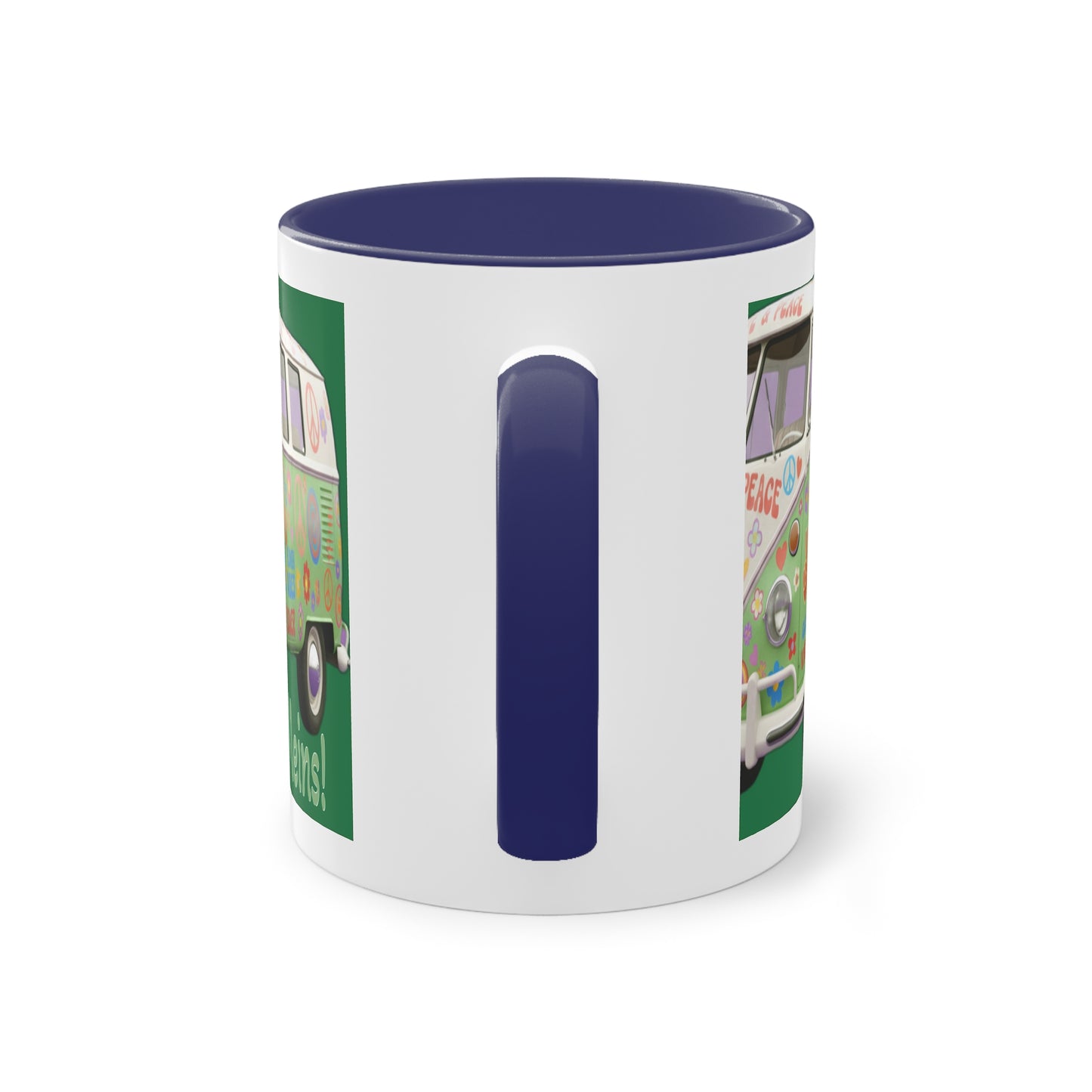 VW Bulli T1 grün - Tasse