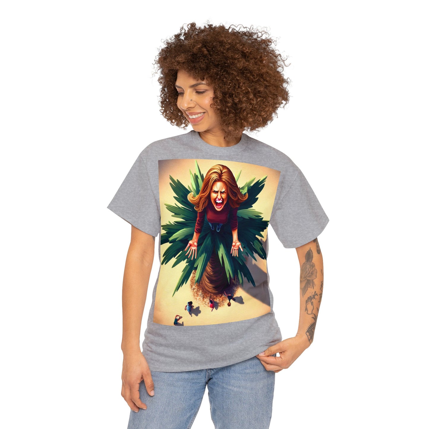 Auf Palme (Frau) - T-Shirt (Unisex)