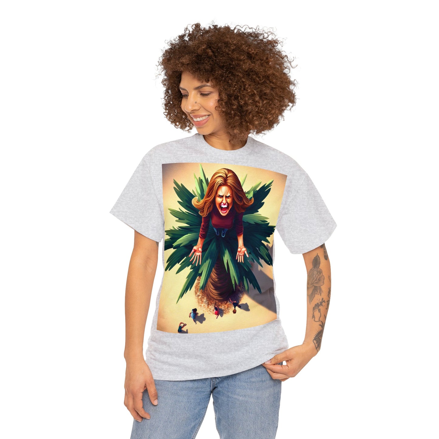 Auf Palme (Frau) - T-Shirt (Unisex)