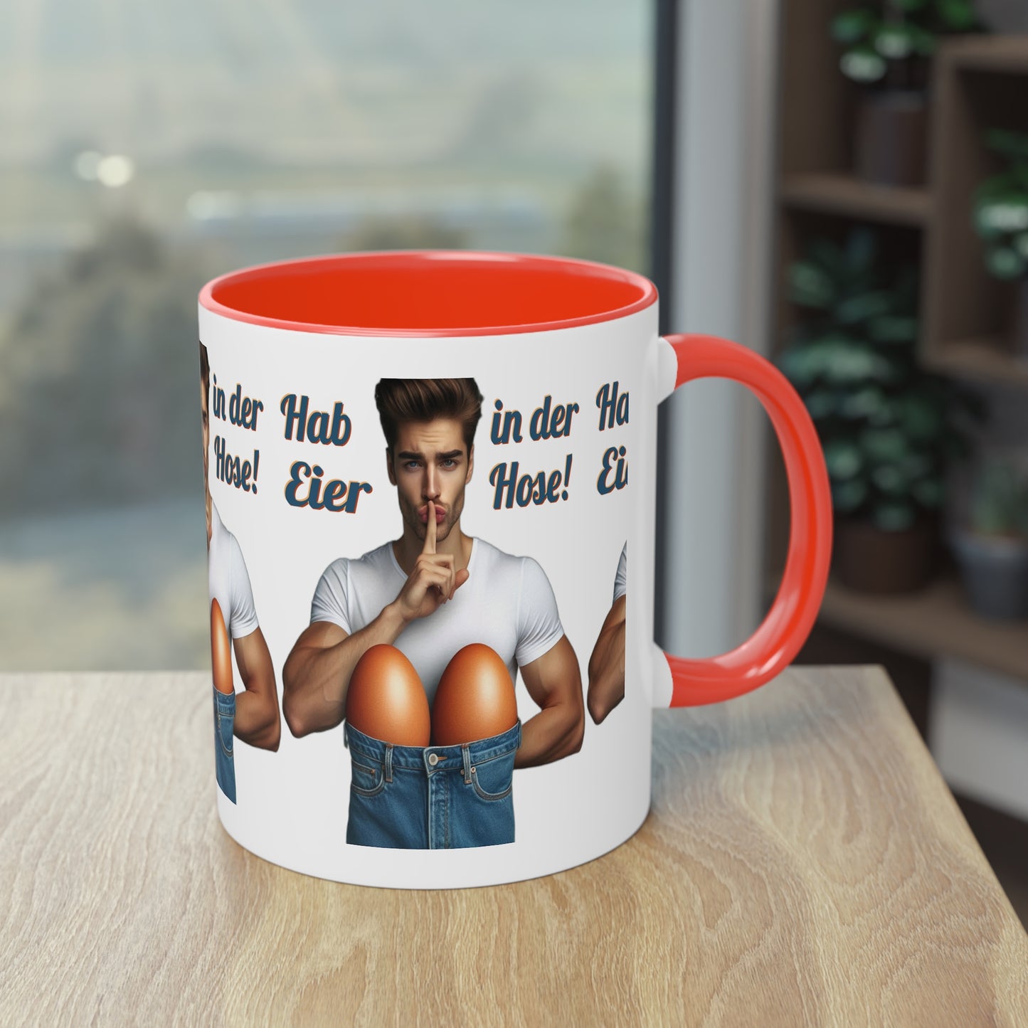 Eier Hose Mann - Tasse