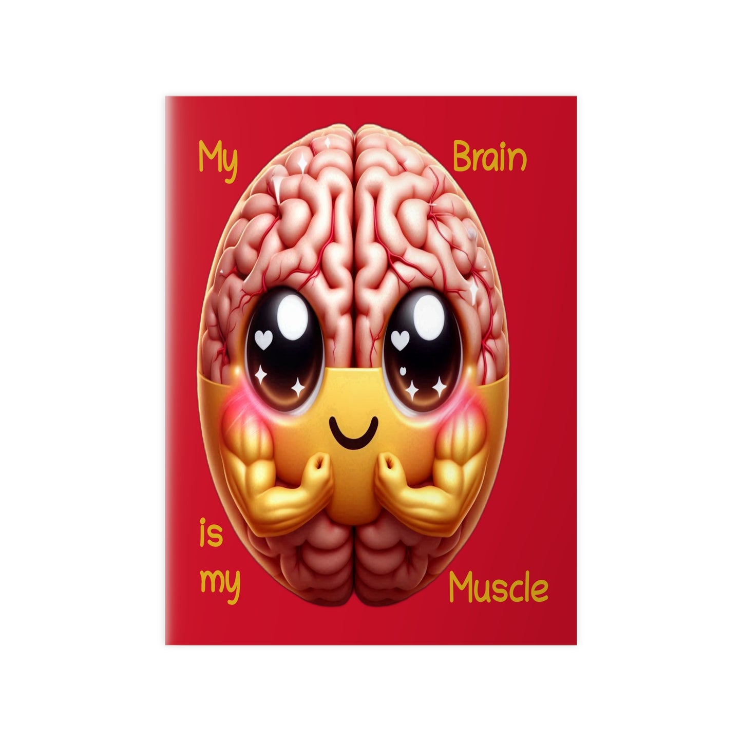 My Brain is my Muscle - Portrait Poster