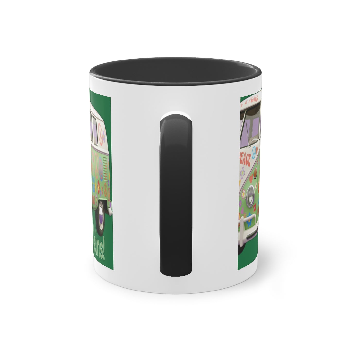 VW Bulli T1 grün - Tasse