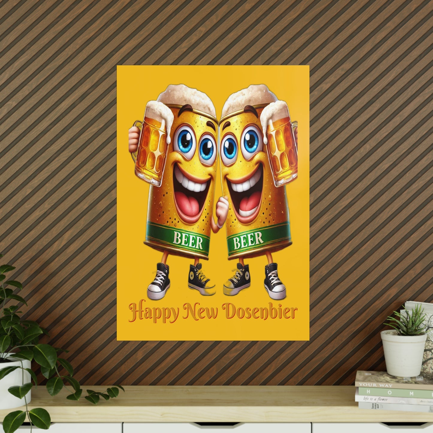 Happy New (Dosen-) Bier - Poster