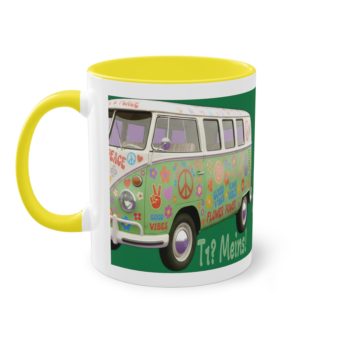 VW Bulli T1 grün - Tasse