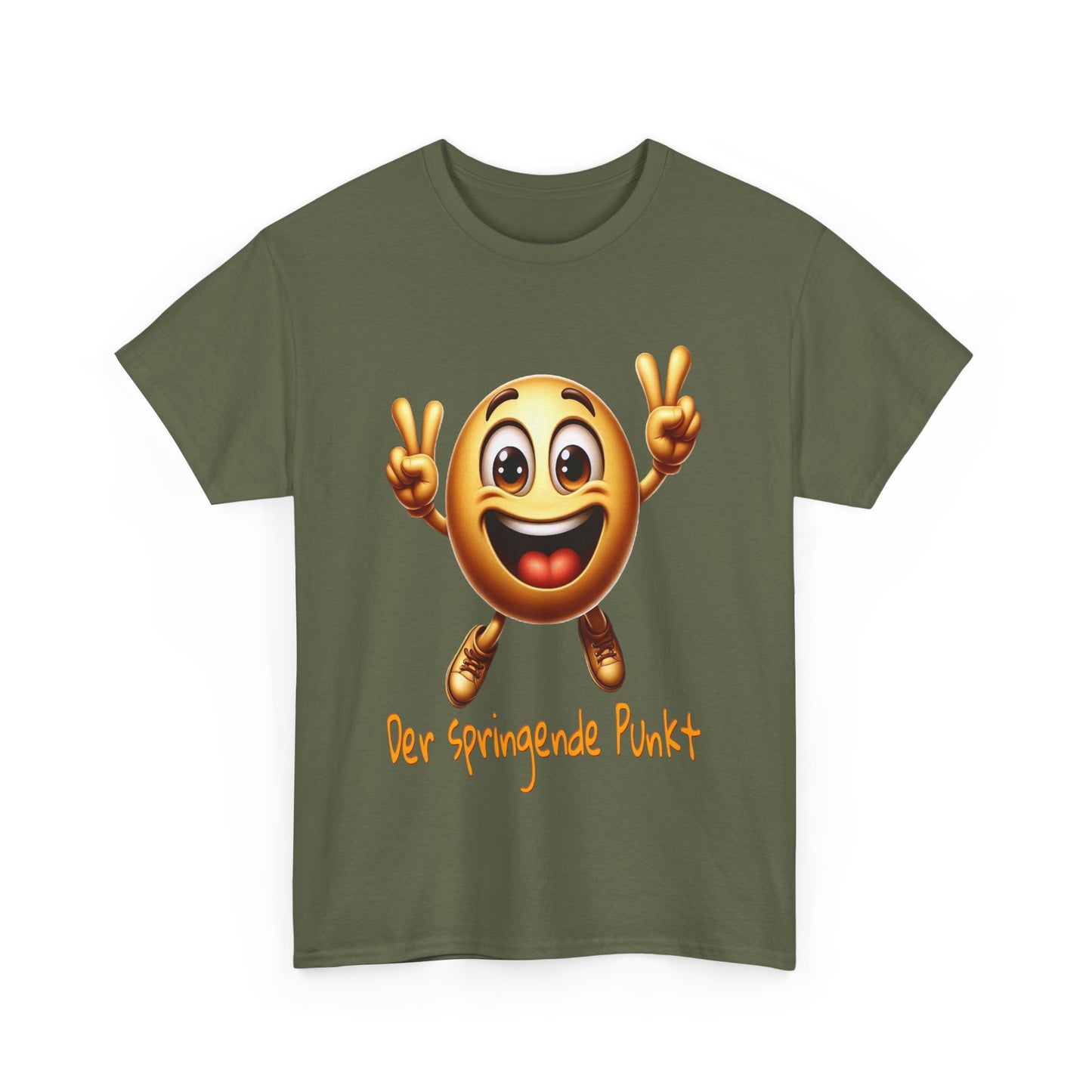 Springende Punkt (orange) - T-Shirt