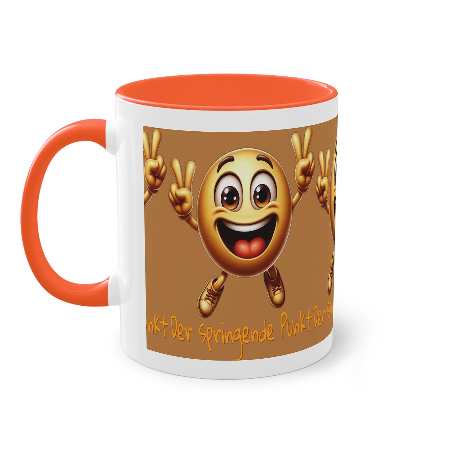 Springende Punkt (orange) - Tasse