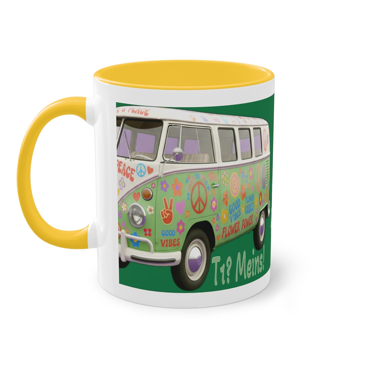 VW Bulli T1 grün - Tasse