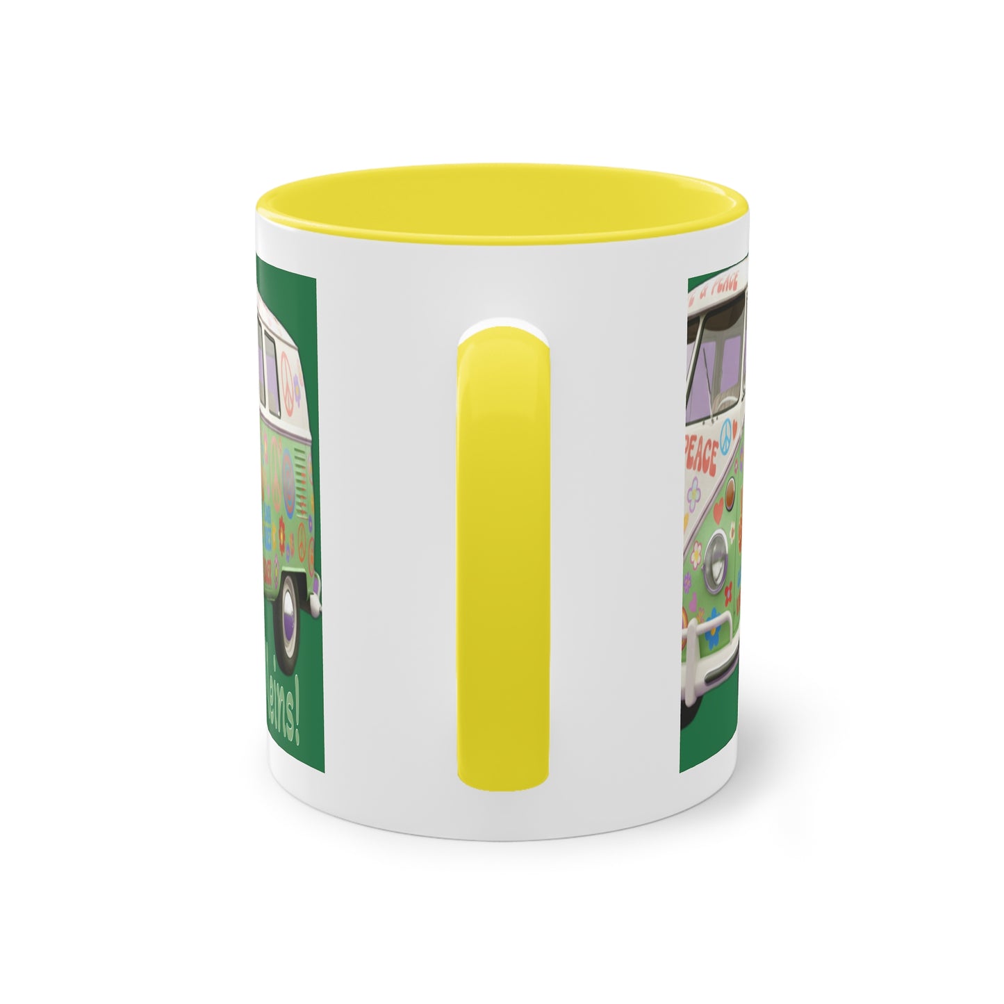 VW Bulli T1 grün - Tasse