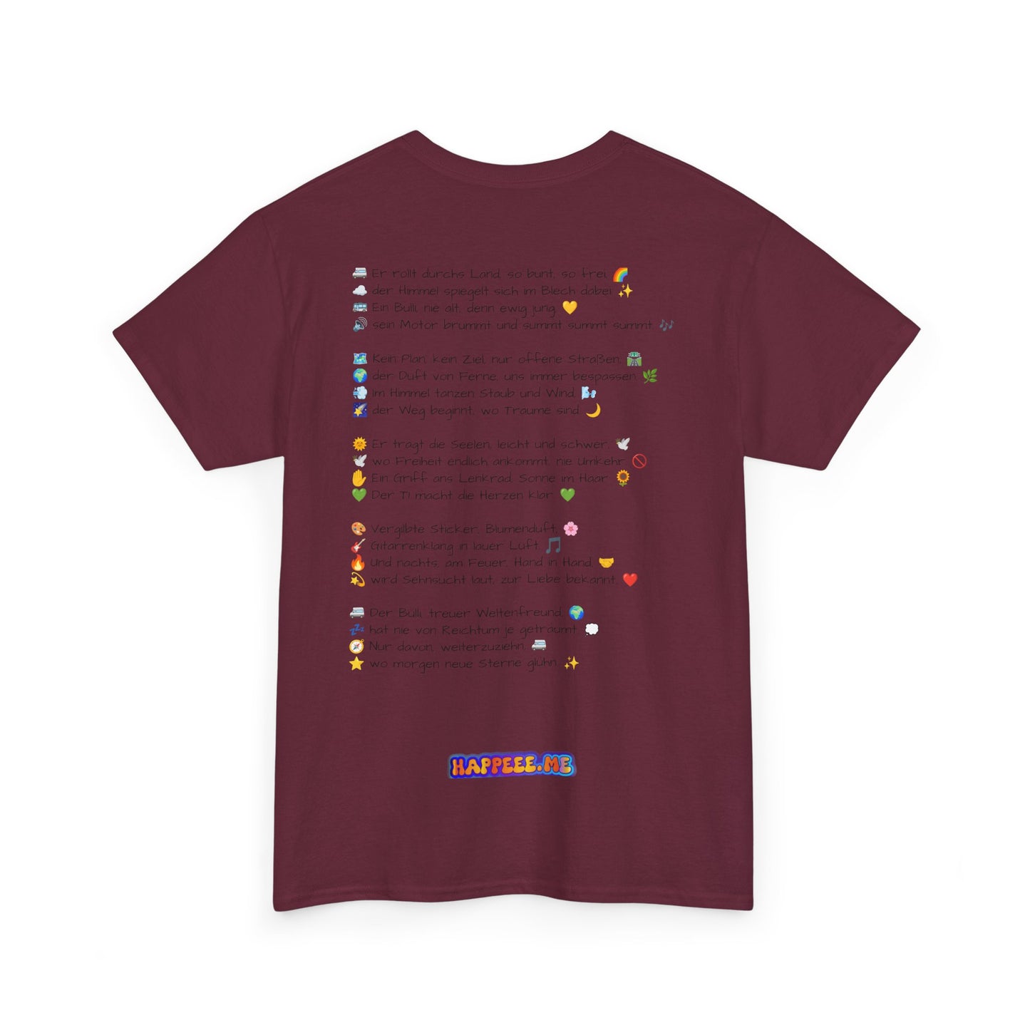 VW Bulli T1 rot - T-Shirt