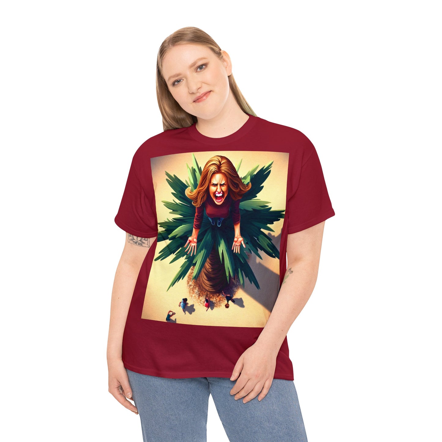 Auf Palme (Frau) - T-Shirt (Unisex)