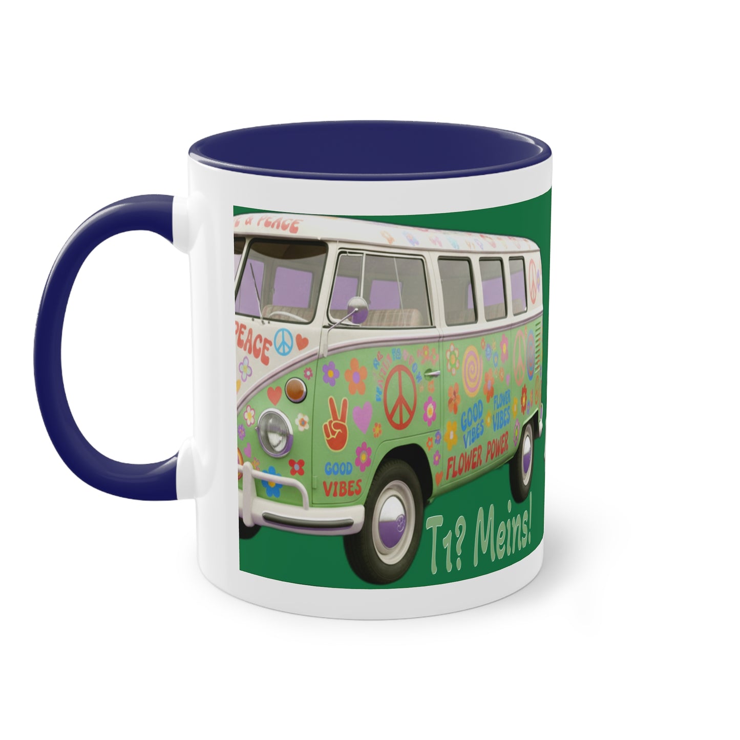 VW Bulli T1 grün - Tasse