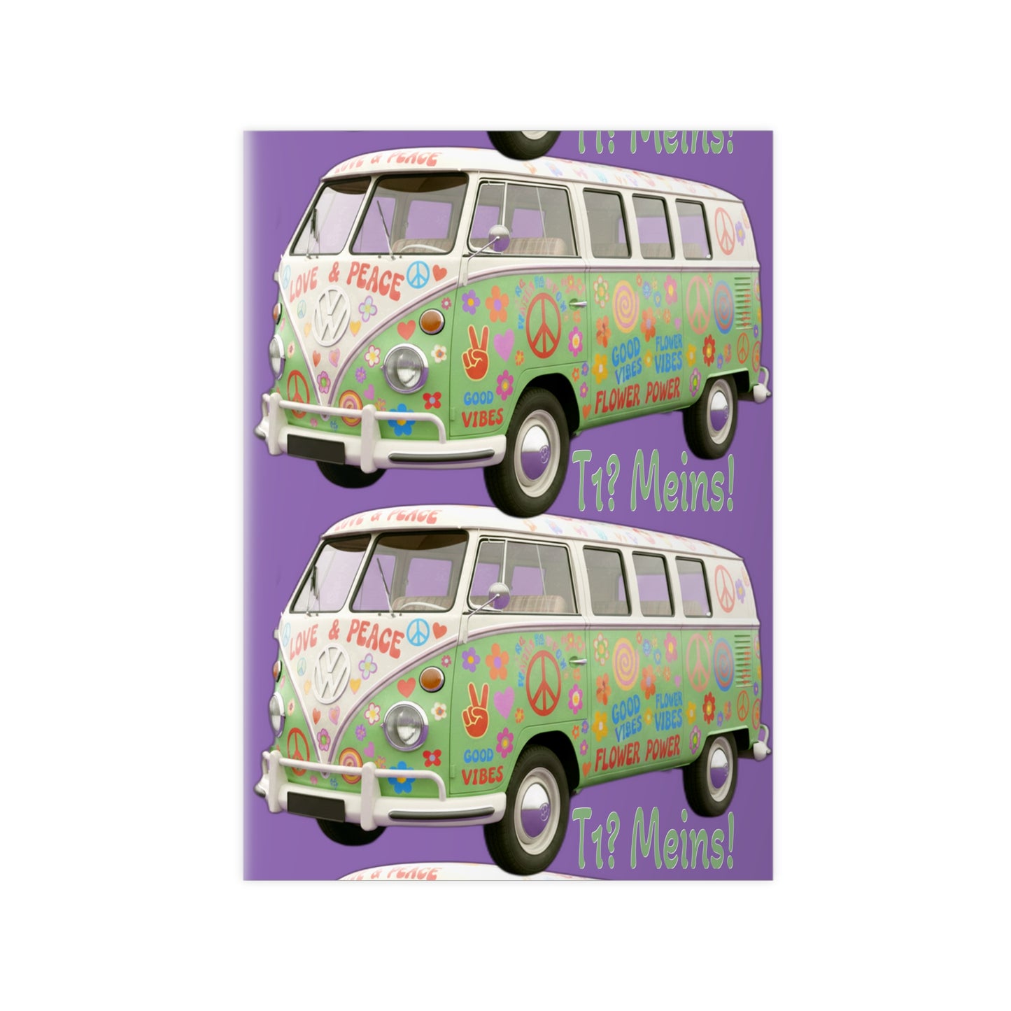 VW Bulli T1 grün - Poster