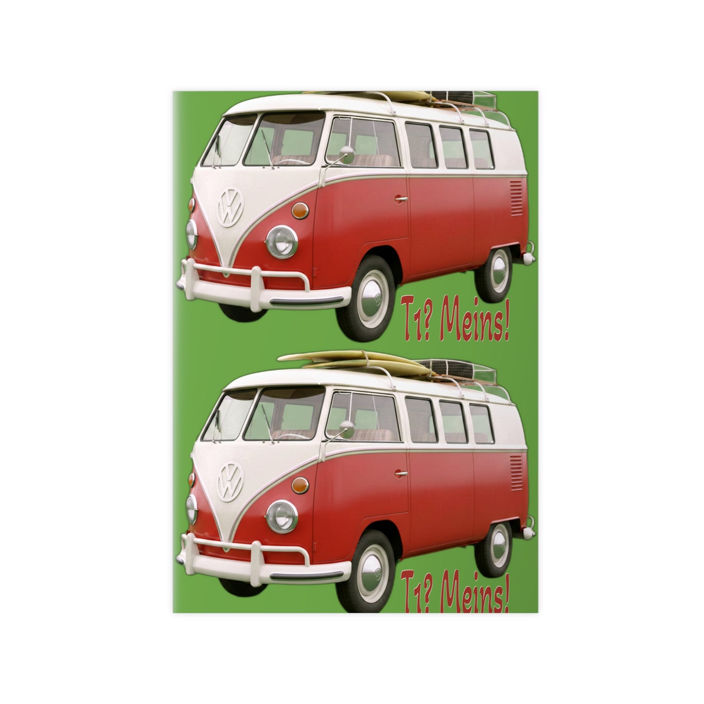 VW Bulli T1 rot - Poster