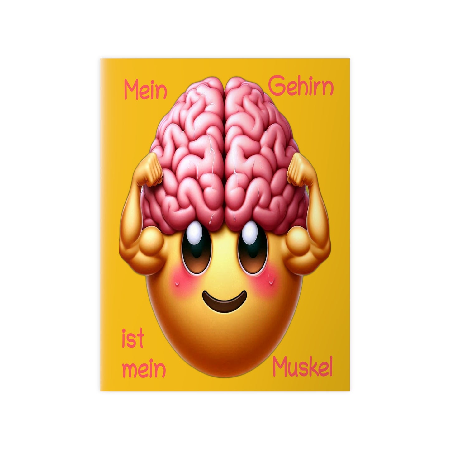 Gehirn = Muskel - Portrait Poster