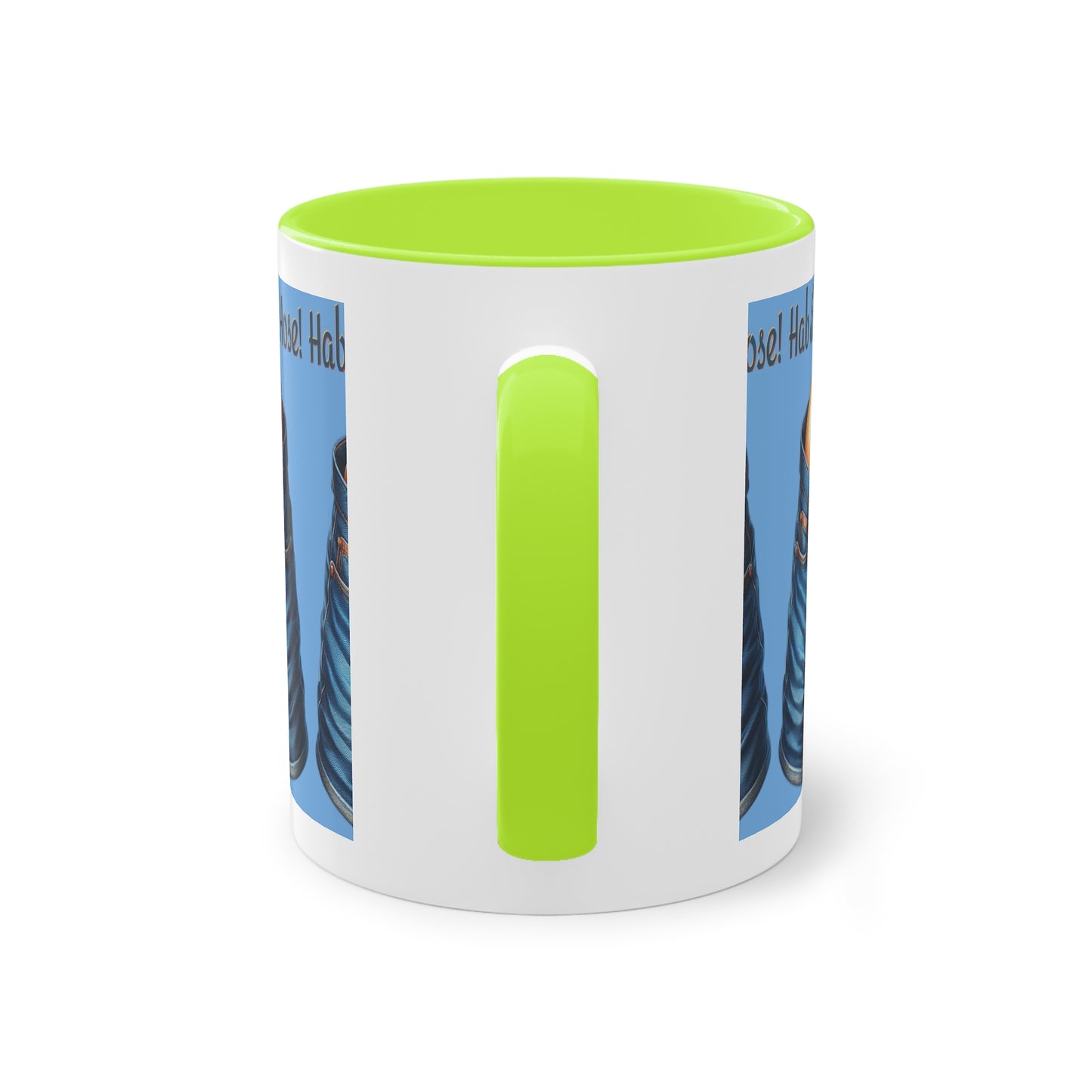 Eier in Hose - Tasse