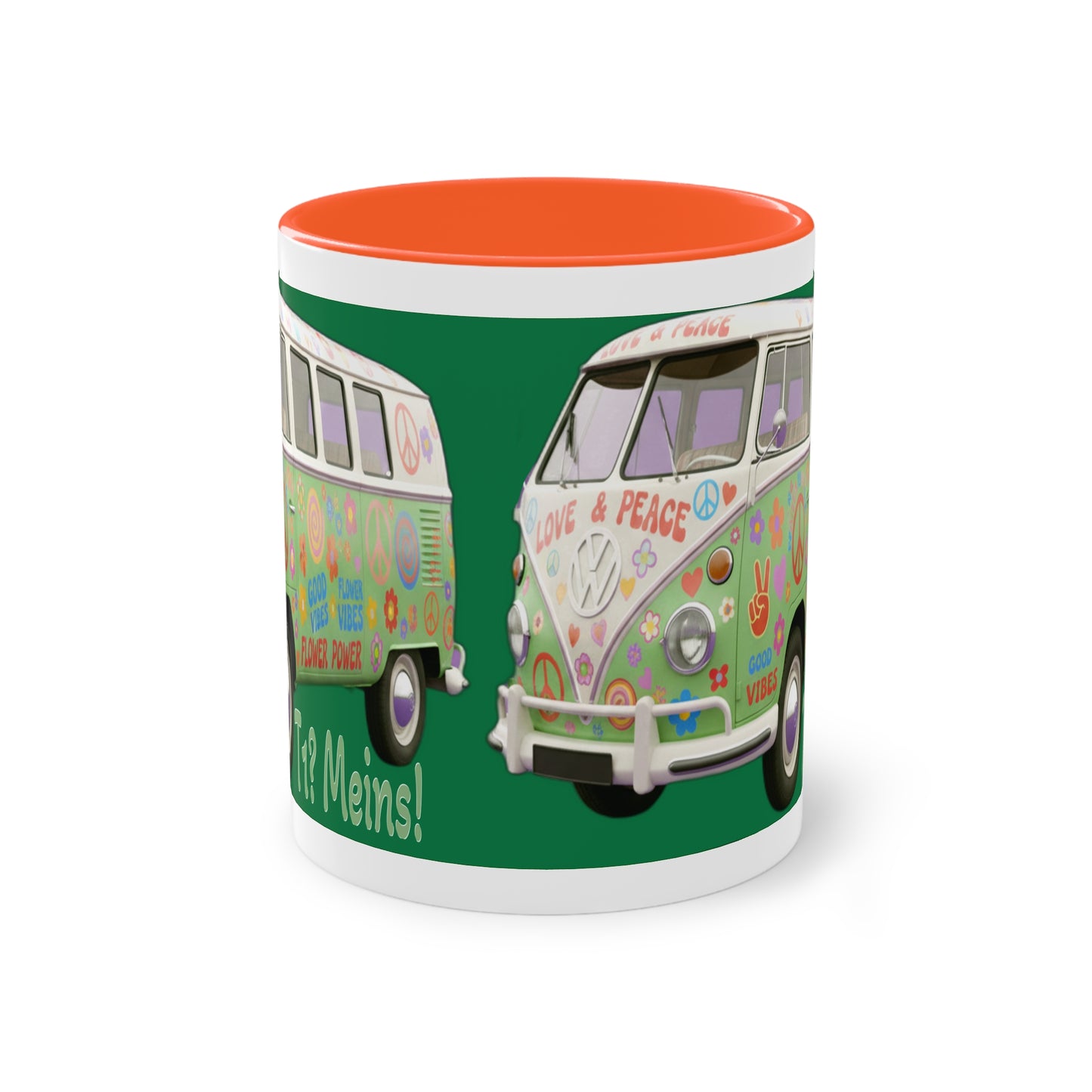 VW Bulli T1 grün - Tasse