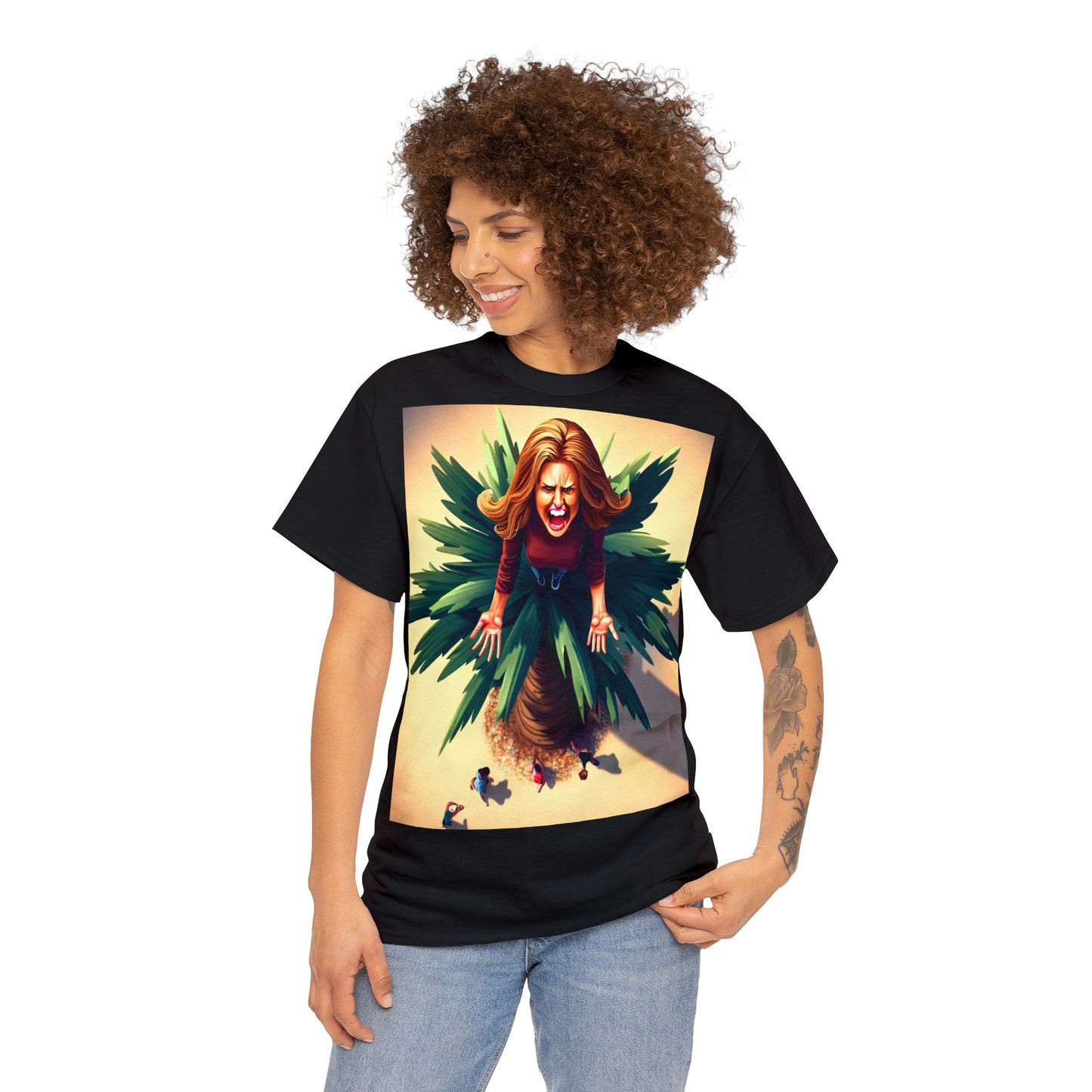 Auf Palme (Frau) - T-Shirt (Unisex)