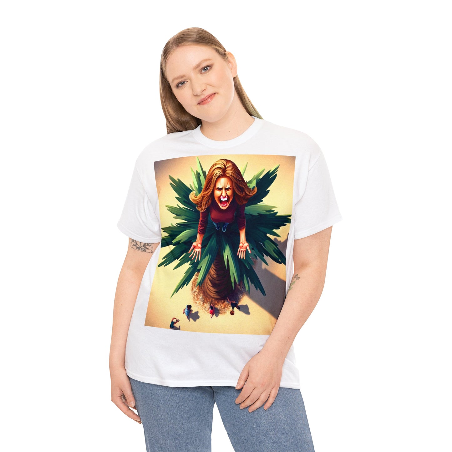 Auf Palme (Frau) - T-Shirt (Unisex)