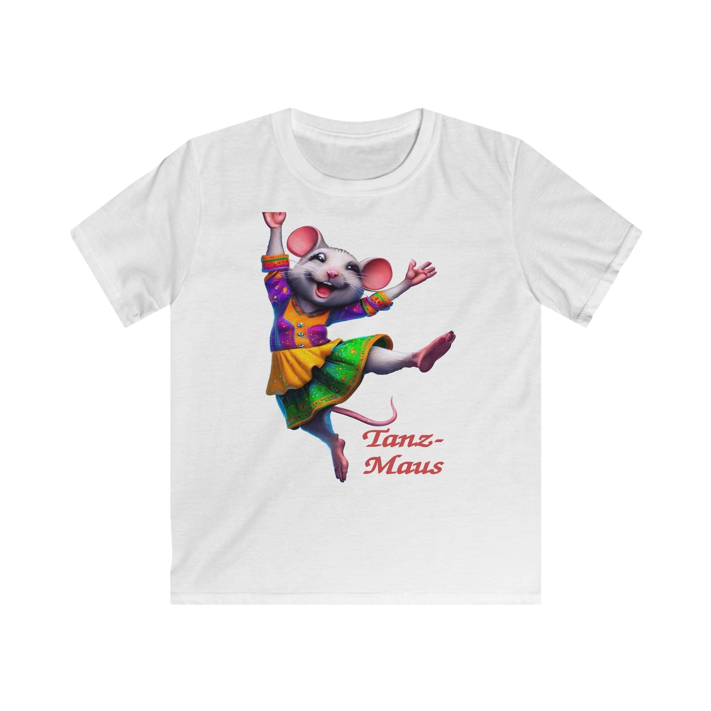 Tanzmaus Frau (1) - Kids T-Shirt