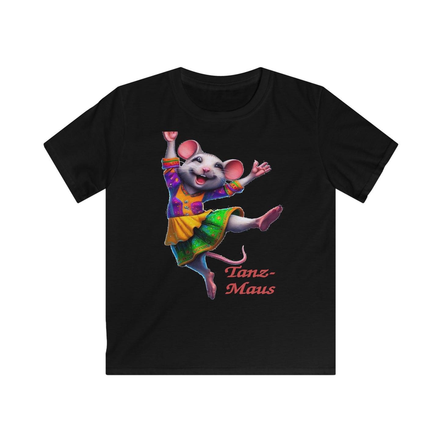 Tanzmaus Frau (1) - Kids T-Shirt