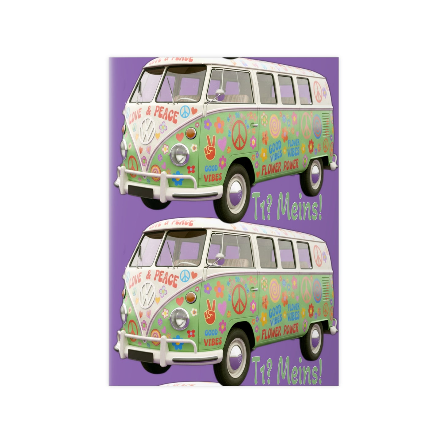 VW Bulli T1 grün - Poster