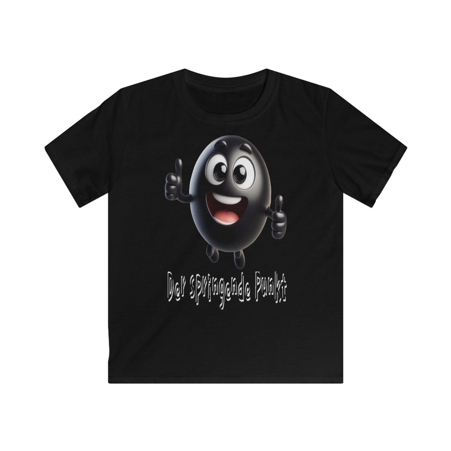 Springende Punkt (schwarz) - Kids T-Shirt